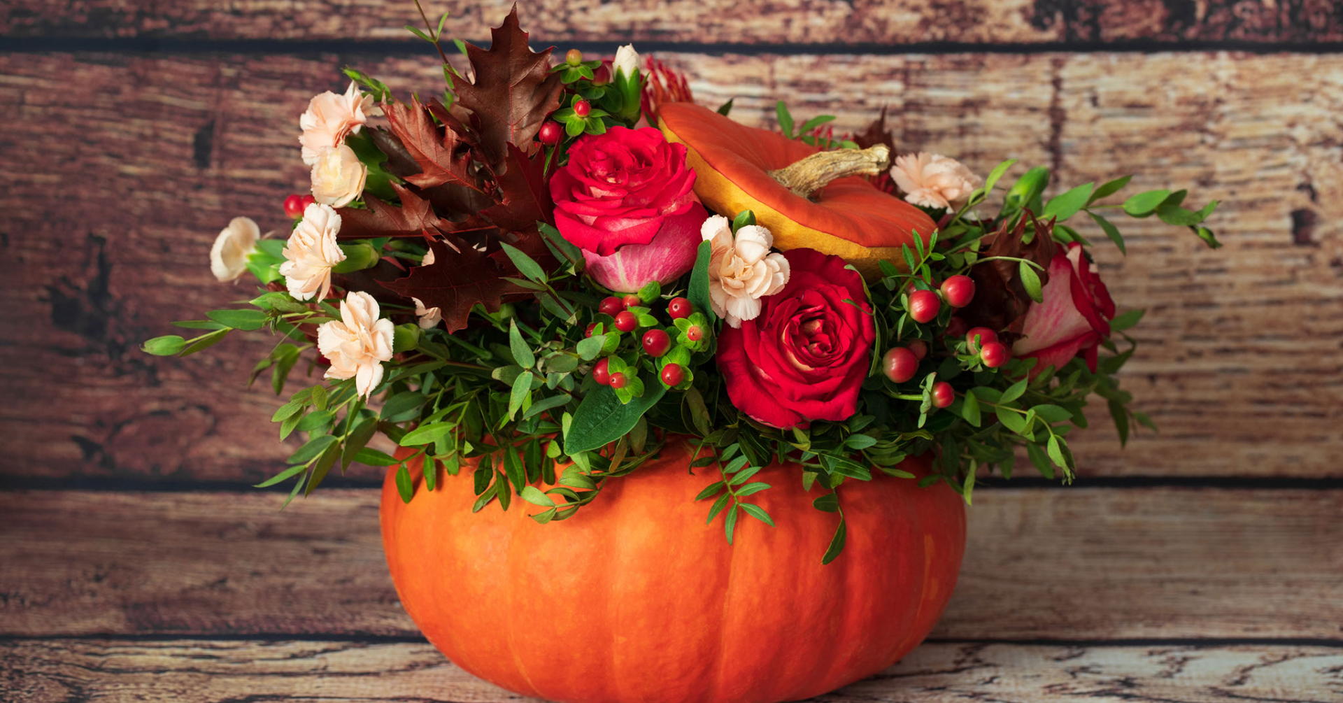 Pumpkin Floral Arrangement