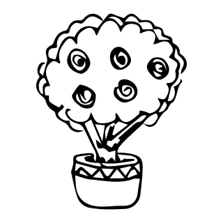 rose bush icon