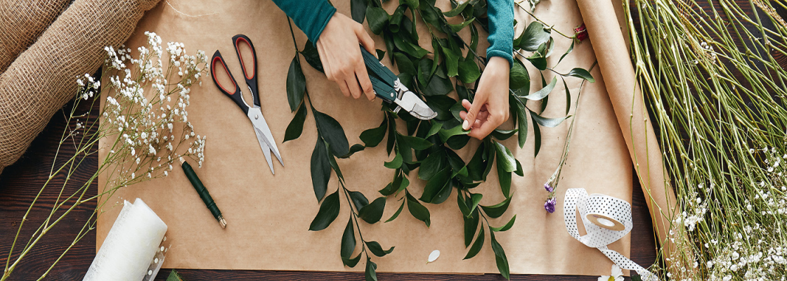 Flower arranging