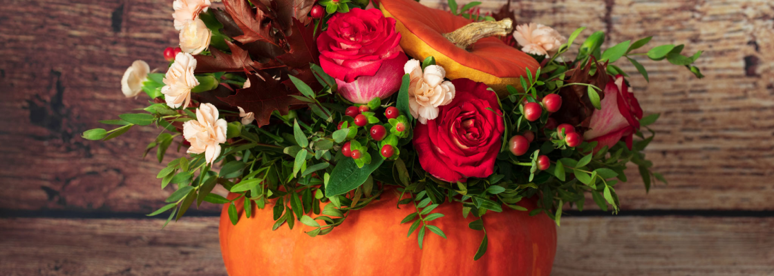 Pumpkin Floral Arrangement